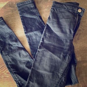 Topshop 25 Joni Jeans Black